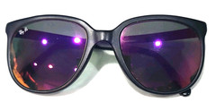 Ray Ban B&L Cats Black Nylon Oval Purple Unisex Sunglasses France