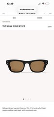 Buck Mason The Monk sunglasses made in italy