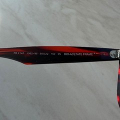 Ray-Ban Wayfarer RB2140 1362/85 50mm 50-22 150 3N Tortoise Bio-Acetate Sunglasse