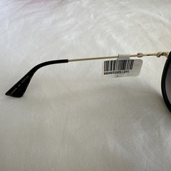GUCCI GG0062S 003 Aviator Green/Red Unisex Sunglasses 57mm with Light Grey Lens