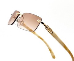 Designer Wood Grain Square Sunglasses Mens Outdoor Shade Glasses Hip-Hop Eyewear