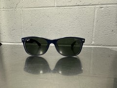 Ray-Ban New Wayfarer RB2132-F 6188 Blue/Green 55-18 Without case