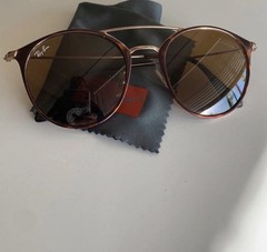Ray Ban 3546 Copper/Havana w Brown Lens NEW sunglasses (RB3546 9074 52 mm size)