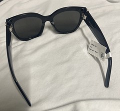 Saint Laurent SL M95/F 005 Sunglasses Black/Polarized Grey Cat Eye 56mm No Case