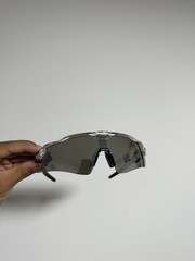 NEW Oakley OO9208 EV Radar Path Sunglasses Clear Frame / Silver Prizm lens