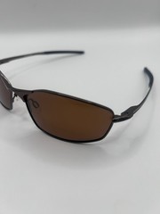 New Oakley WHISKER 4141-0160 Sunglasses Satin Carbon w/ Prizm Brown iridium