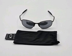 OAKLEY Metal Sports Wrap Sunglasses With Pouch