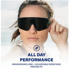 Blenders Eclipse X2– Polarized Sunglasses Wrap-Lens – 100% UV Protection black