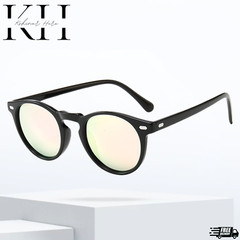 Johnny Depp Round Style Sunglasses Fashion Clear Tinted Famous Celebrity Glasses