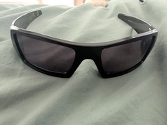 Oakley Sunglasses Limited Bob Burnquist Gascan Polished Black Warm Grey 24-146