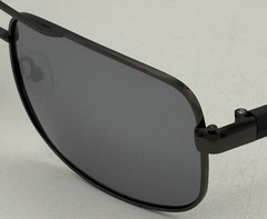 Timberland Sunglass Mens Shiny Gunmetal Rectangle , Mirror Lens TB7270. 8C