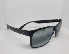 Maui Jim Red Sands MJ432-2M Matte Black Sunglasses 59-17-140 Neutral Grey Lens