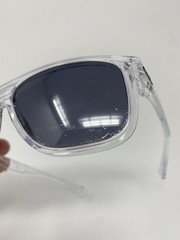 Oakley Breadbox Sunglasses OO9199-36 Polished Clear/Grey