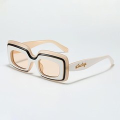 Retro Shades Luxury Sunglasses for Men Designer Famous Brand Square Sun Glasses