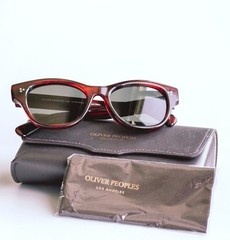 Oliver Peoples OV5490SU Eadie Red Tortoise Rectangle Polarized Green Lens 51mm