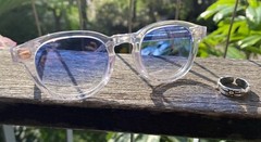 Men Blue Gradient Sunglasses Johnny Depp Sunglasses handmade blue sunglasses