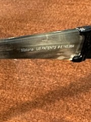 MAUI JIM SUNGLASSES right lens cracked, case included MJ 244-02/E