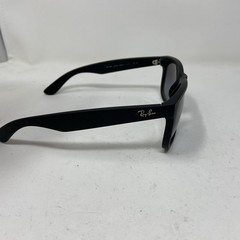 Ray-Ban JUSTIN RB4165 622/T3 MATTE BLACK W/ GRAY POLARIZED LENS SUNGLASSES O906