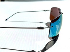 Revo AIR 1 Shiny Chrome POLARIZED PHOTOCHROMIC Blue Water Sunglass 1190 03 BLP