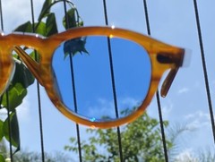 Vintage Blue polarized sunglasses mens johnny depp blonde acetate glasses UV400