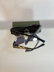 Longchamp L0774S 001 Square Sunglasses Black Frame Gray Tinted 54-17 140
