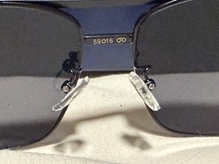 Louis Vuitton Z0259U Square Sunglasses Black Frame Gray Tinted 140mm