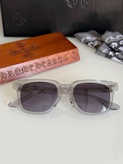 CHROME HEARTS CH8200 Crystal Clear Purple Gradient 154mm Sunglasses New w/ Case