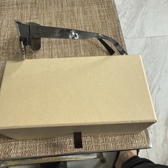 Louis Vuitton Chrome & Gray Marble Sunglasses Z0661W