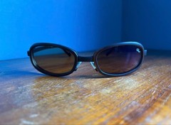 SOLID BLUE TALEX TYPE1 POLARIZED LENS SUNGLASSES