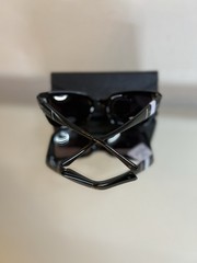 PRIVÉ REVAUX Men’s Full Rim Rectangle Sunglasses Black Frame Gray Tinted Lens