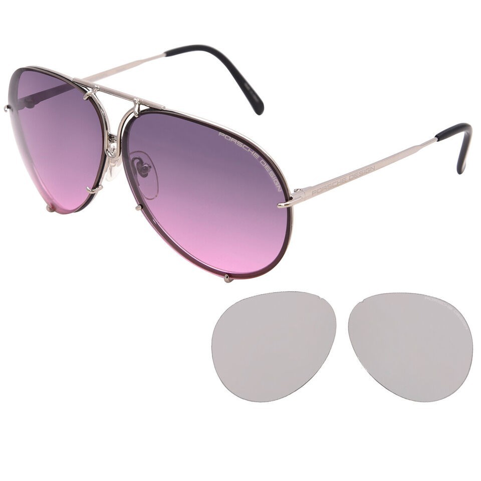 Porsche Design P8478W Men’s Aviator Sunglasses 63mm – 10MM -135MM