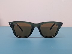 Ray-Ban Wayfarer Reverse Transparent Green. Unique Lens Combo.