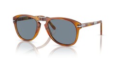 Persol PO0714SM 96/56 Light Havana Blue Unisex 54 mm Steve McQueen Sunglasses