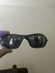 Oakley Unknown Sunglasses 12-674 Crystal Black/Dark Grey