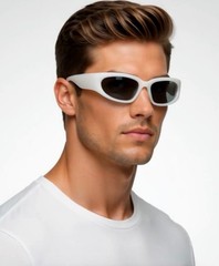 Celebrity Inspired Future Sunglasses Sports Rave Festival Eyewear Punk Wrap Arou