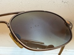Maui Jim Sunglasses, Duke MJ-180-23 Gloss Copper, Metal, Made in Japan READ