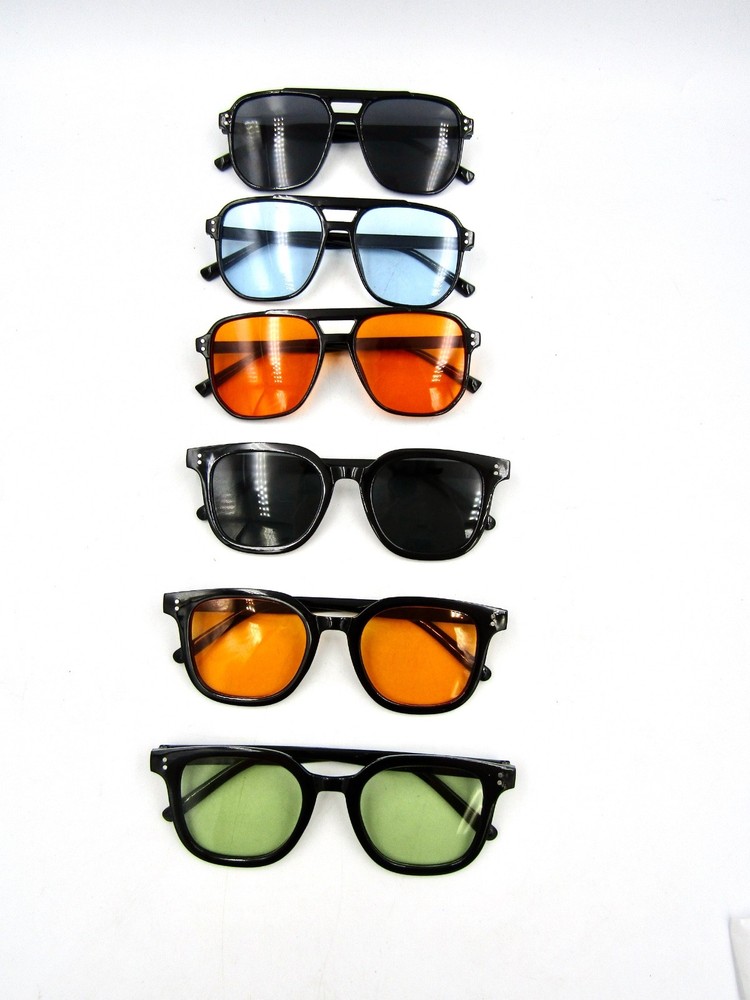 6-Pack of Unisex Fashion Sunglasses, Various – New in Box #AT59