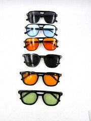 6-Pack of Unisex Fashion Sunglasses, Various – New in Box #AT59