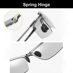2× Photochromic polarized sunglasses UV400 drive fishing night vision sunglasses