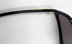Bottega Veneta BV1328SM Acetate Rectangle Sunglasses Men’s S Shiny Solid Black
