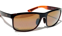 NEW Maui Jim HUELO Translucent Rootbeer POLARIZED HCL Bronze Sunglass H449-01