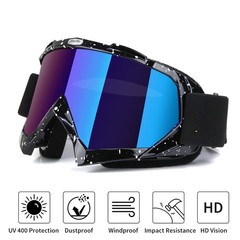 ATV Goggles For Dirt Bike Motorcycle Motocross UTV MX Offroad Anti UV Fog