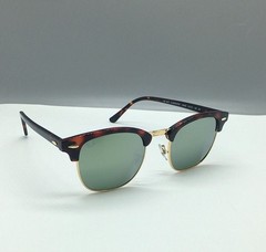 HOT SILVER MIRROR RB3016 RAY-BAN CLUBMASTER SUNGLASSES TR-7259