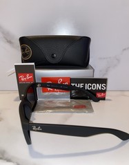 Ray-Ban RB4165 622/T3 Justin Polarized Sunglasses Grey Classic Frame 54mm
