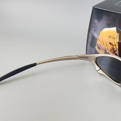 Oakley Penny & Juliet X-Mental Sunglasses Silver Frame/Black Lens