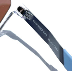 NEW Oakley EXCHANGE SUN Clear POLARIZED PRIZM H2O Blue Lens Sunglass 9483-03