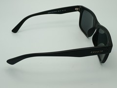 COACH HC8328U 500287 L1161 Black/Grey Solid 56-18-140 Men’s Sunglasses