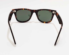 Ray-Ban RB2140 Original Wayfarer Classic Polished Tortoise Frame Green Lens 50mm