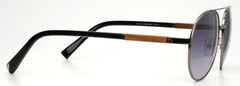 ERMENEGILDO ZEGNA EZ0013 08B Shiny Gunmetal Mens Sunglasses 55-17-145 B:48