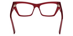MCM MW5005 069 Shiny Burgundy Square Cateye Eyeglasses 53-16-140 RX